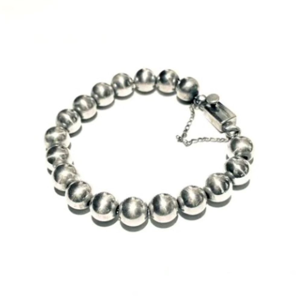 Silpada 10mm Sterling Silver Beaded Bracelet